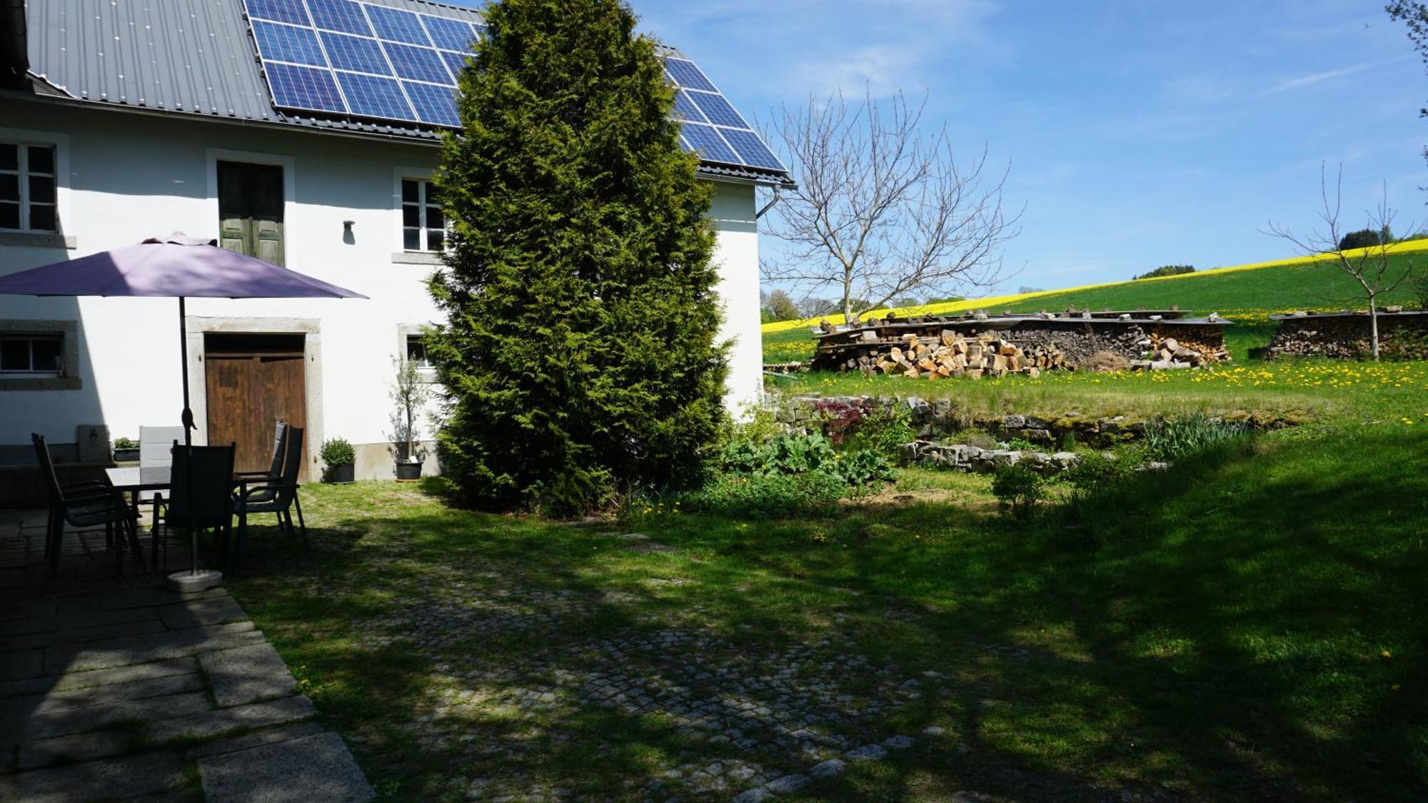 Ferienwohnung Im Bauernhaus Im Fichtelgebirge Gefrees Esterno foto